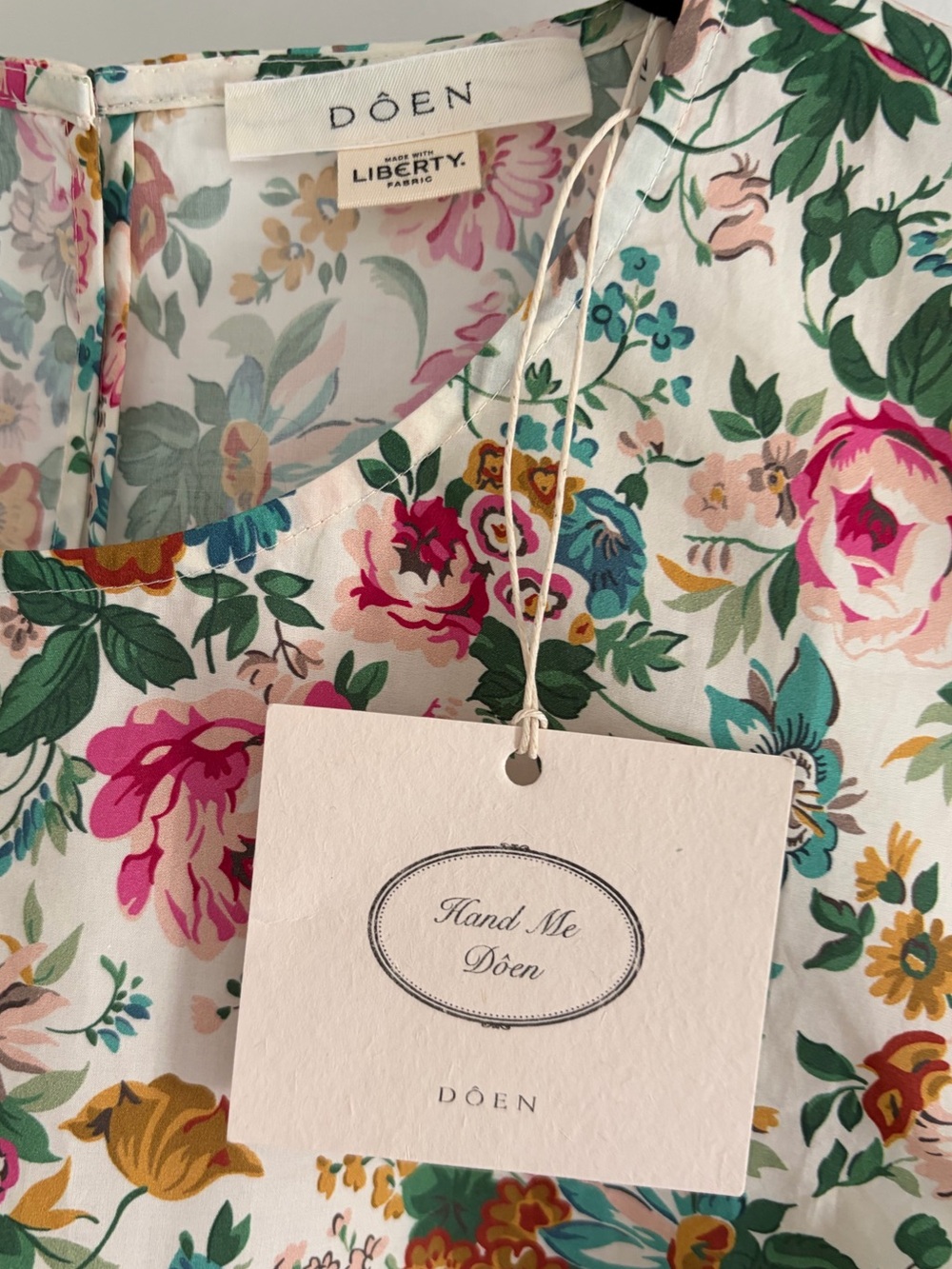 DOEN ADELE LIBERTY ROSE DRESS
